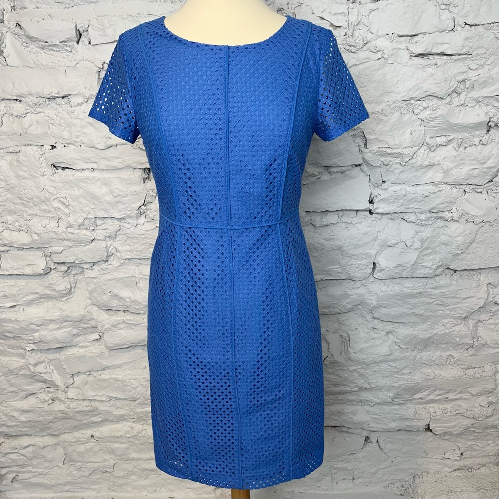 NTW PETITE Talbots lace sheath dress, 6p